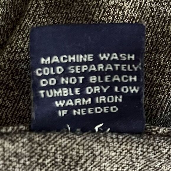 Guideboat Co. Men’s Ply the Waters Utility Shirt Steel Grey/Black EUC Cotton Med - Picture 7 of 7